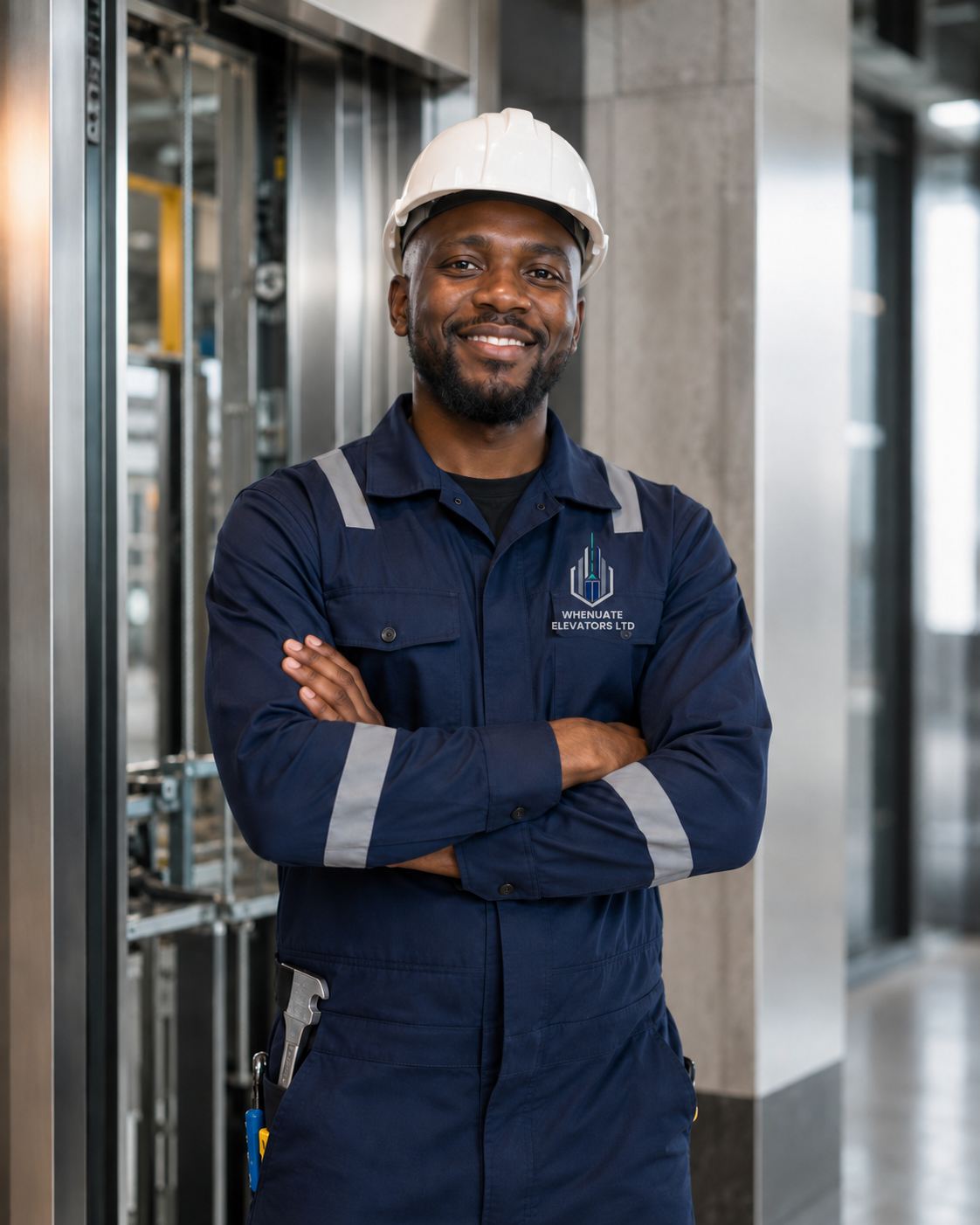 Male Whenuate installation and maintenance technician